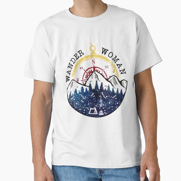 Camping Wander Woman Hiking Vintage Classic T-Shirt for Sale by BigBigLove6789