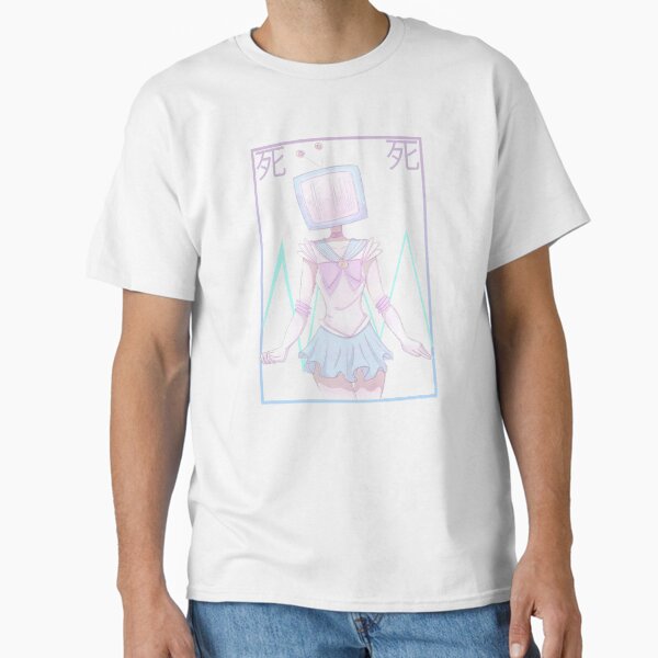 "TV Head Anime Girl" Classic T-Shirt for Sale by Shinu