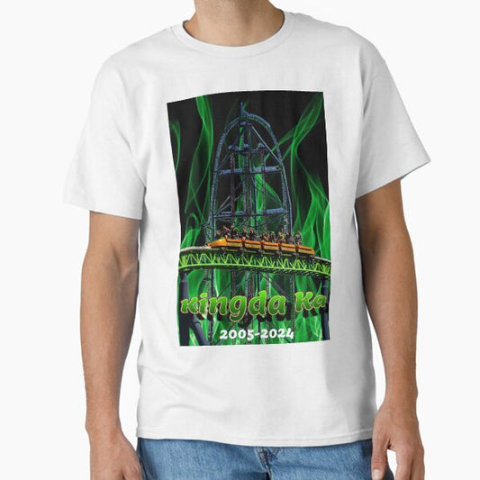 Kingda Ka Roller Coaster @ Six Flags Great Adventure, Custom Artwork/Photograph Classic T-Shirt for Sale by coasterjamin24