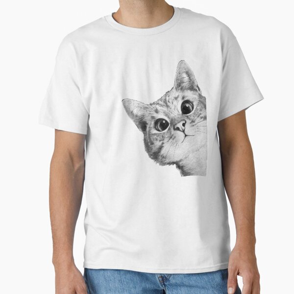 "sneaky cat" Classic T-Shirt for Sale by lauragraves