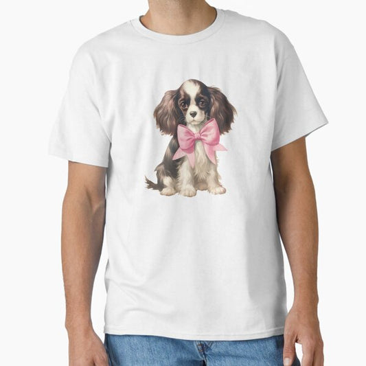 Cute Puppy - Coquette Style  Classic T-Shirt for Sale by Mugfulmomentz