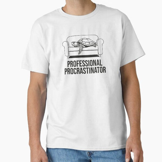 Professional Procrastinator Classic T-Shirt for Sale by Raccooboo