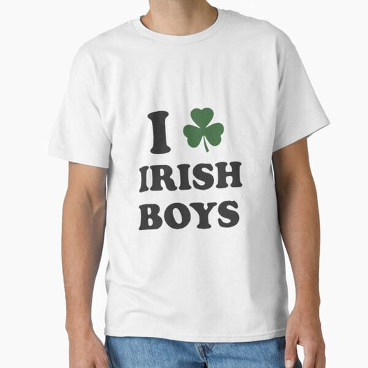 I Love Irish Boys Classic T-Shirt for Sale by FairyCoreTees