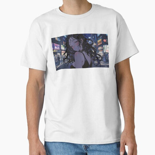 "Neon Serenity — Lofi City Night Aesthetic" Classic T-Shirt for Sale by JaeSik