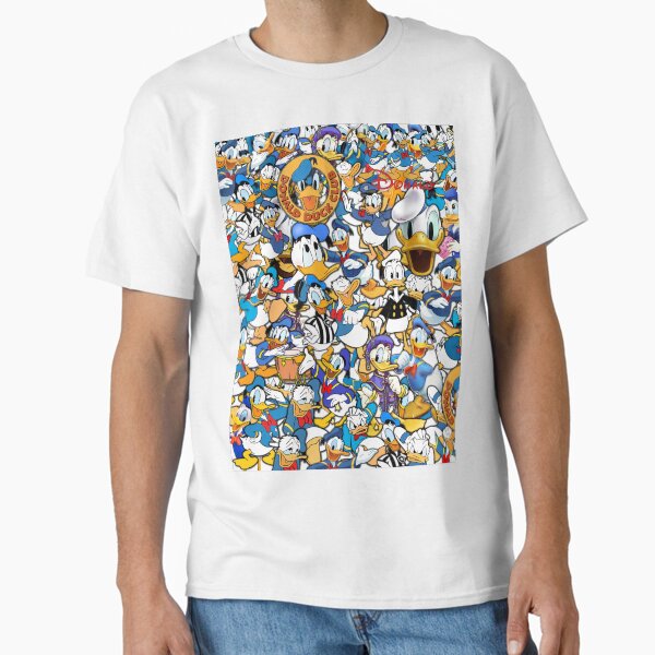Donald Duck Kids Classic Funny Cartoon Ultimate Super Fine HD Collage Classic T-Shirt for Sale by creativille