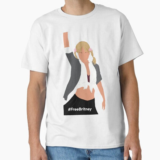 Free Britney Spears Classic T-Shirt for Sale by madebymammen