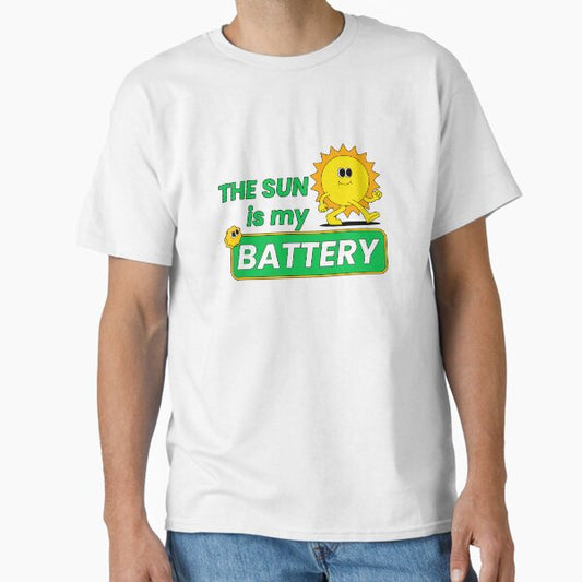 "The sun is my battery Green Energy" Classic T-Shirt for Sale by LamountTees