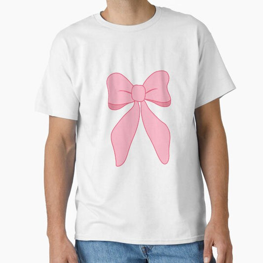 Pink Bow Classic T-Shirt for Sale by emmalouise-