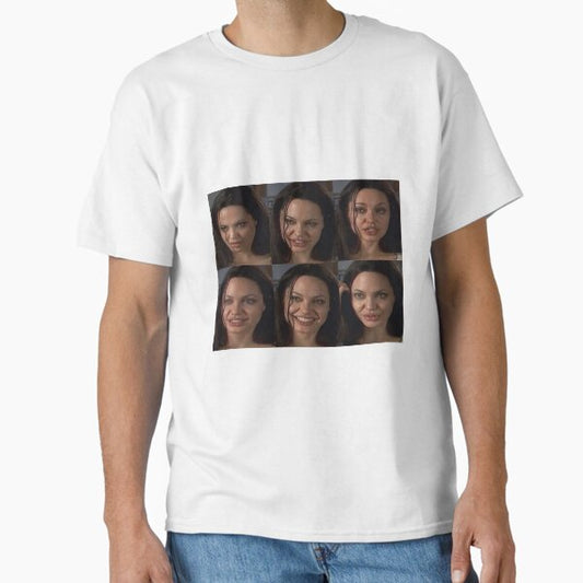 angelina jolie poster Classic T-Shirt for Sale by spoiledbratz