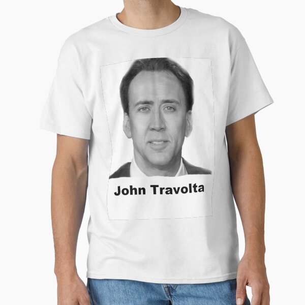 Nicolas Cage x John Travolta  Classic T-Shirt for Sale by SomDesigns
