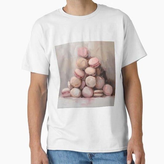Coquette aesthetic vintage painting of macaroons Classic T-Shirt for Sale by CoquetteArt