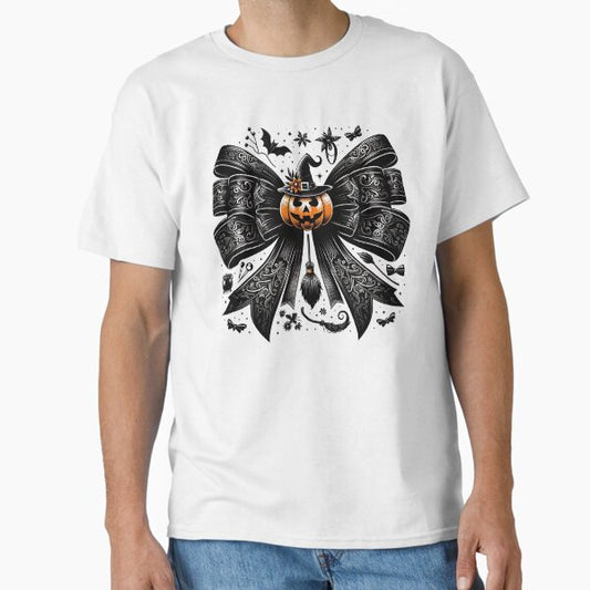 Halloween Black Coquette Bow Classic T-Shirt for Sale by ABMO-store