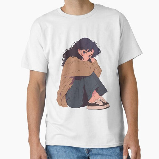"Anime Lofi Girl" Classic T-Shirt for Sale by bapupa