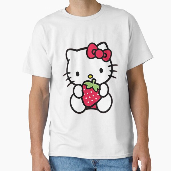Hello Kitty Strawberry Design Classic T-Shirt for Sale by iloveyourcupid
