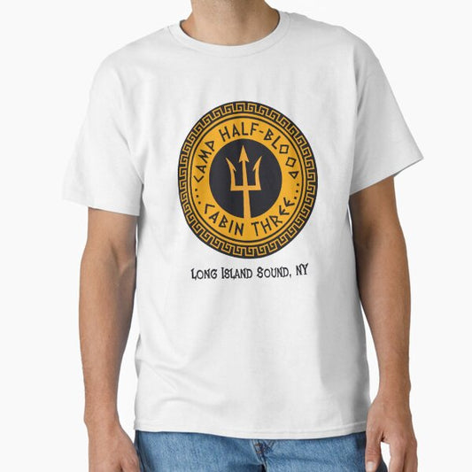 Authentic Camp Half Blood Long Island Sound Cabin Three - Professional Quality Graphics Classic T-Shirt for Sale by BorderLesf