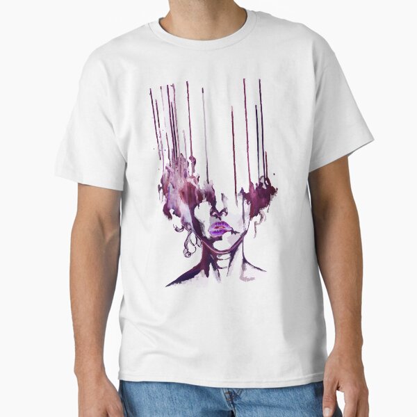 Melting face  Classic T-Shirt for Sale by urban-color