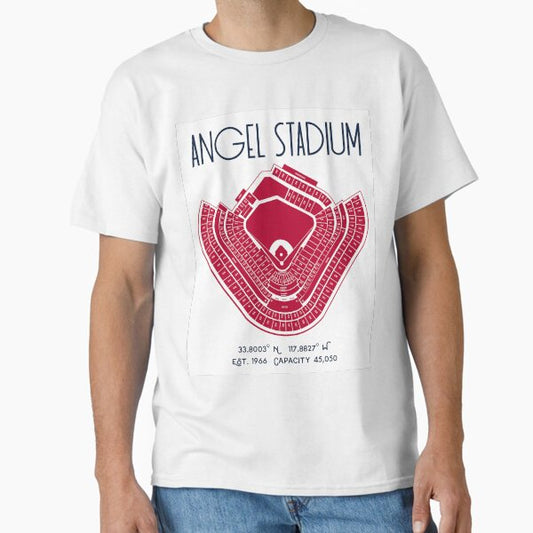 Los Angeles Anaheim Angels Stadium Baseball Classic T-Shirt for Sale by melkel52