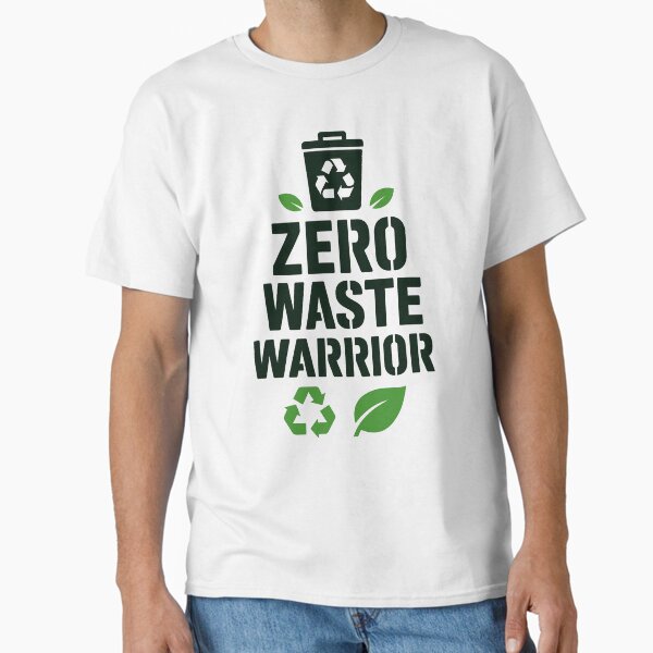 "Sustainable Zero Waste Warrior – Eco Activist Tee" Classic T-Shirt for Sale by GADGETEARTH