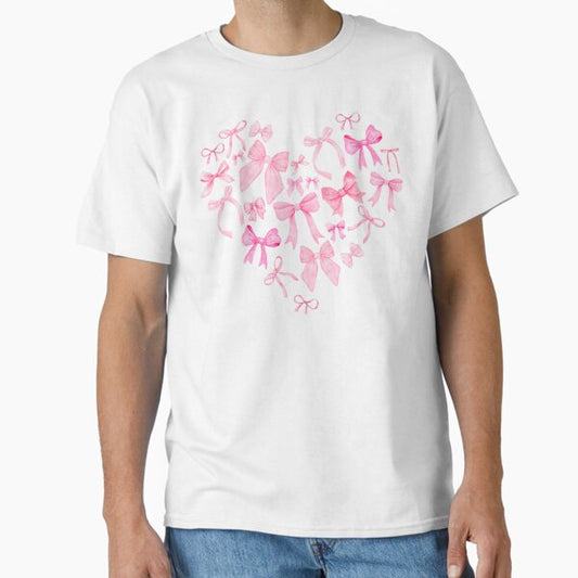 Coquette Bows Heart Classic T-Shirt for Sale by mgpimienta