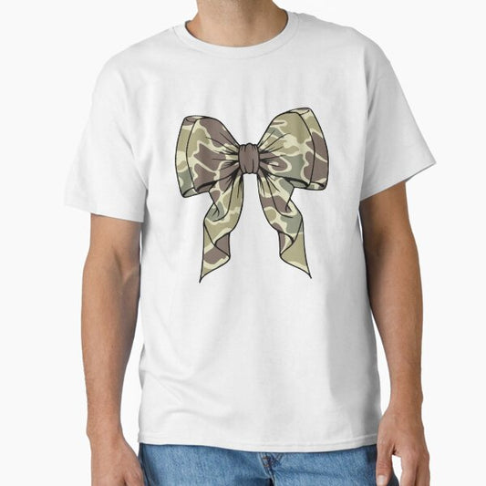 Camo Coquette bow Classic T-Shirt for Sale by BrownHorse90s