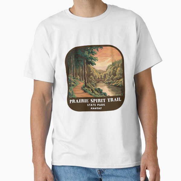 Vintage Prairie Spirit Trail State Park (Kansas State Park) Classic T-Shirt for Sale by RabbitK