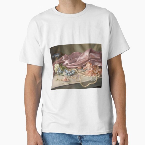Coquette aesthetic vintage painting of a nature morte with jewellery Classic T-Shirt by CoquetteArt