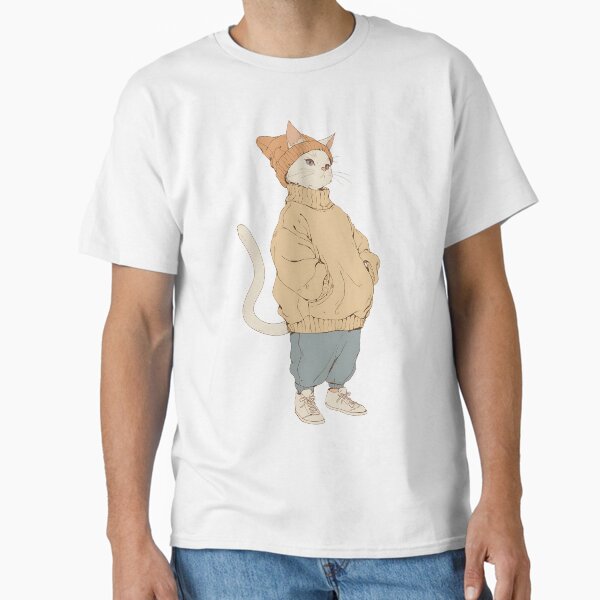 "Lofi Cat" Classic T-Shirt for Sale by bapupa