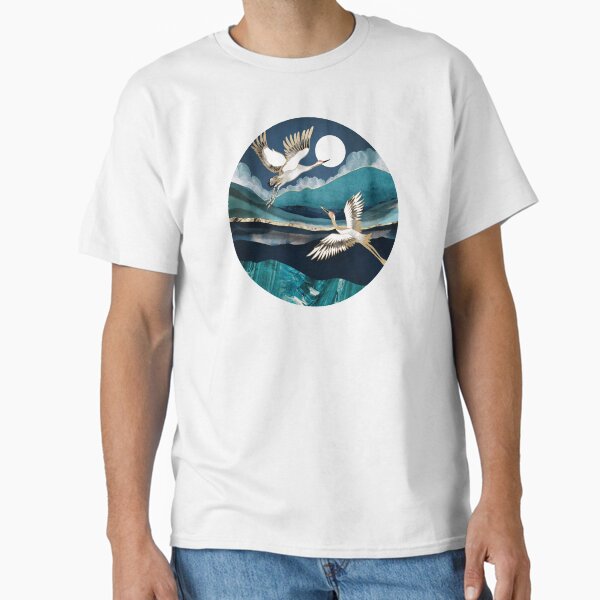Midnight Cranes Classic T-Shirt for Sale by spacefrogdesign