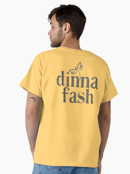 Outlander Dinna Fash Plaid Tartan Fraser Classic T-shirt | Trendy Graphic Tee | Casual Unisex T-shirt