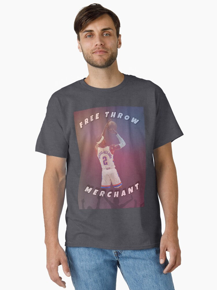 Shai Free Throw Merchant Classic T-shirt | Trendy Graphic Tee | Casual Unisex T-shirt