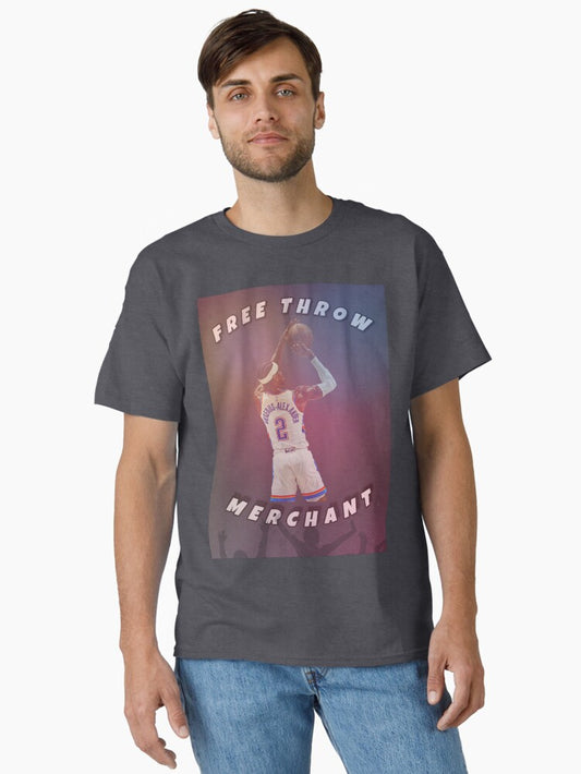 Shai Free Throw Merchant Classic T-shirt | Trendy Graphic Tee | Casual Unisex T-shirt