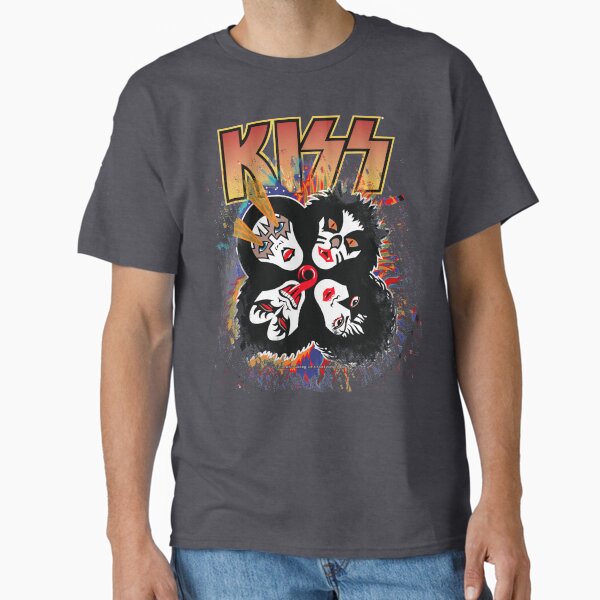 KISS ® the Band - Rock and Roll Over Splash Logo Classic T-Shirt for Sale by musmus76