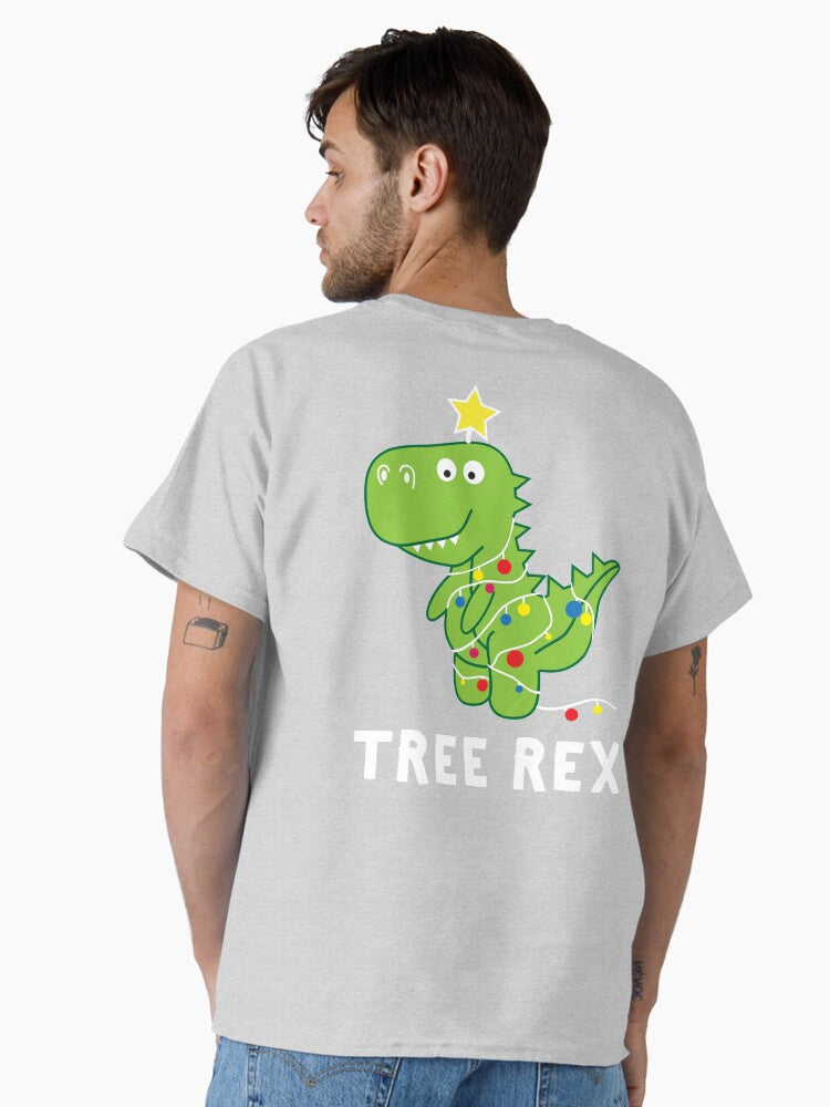 Funny Christmas Dinosaur Tree Rex Classic TShirt T-Shirt | Premium Graphic | Perfect Holiday Gift