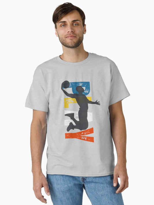 Rise Above The Rim Classic T-shirt | Trendy Graphic Tee | Casual Unisex T-shirt