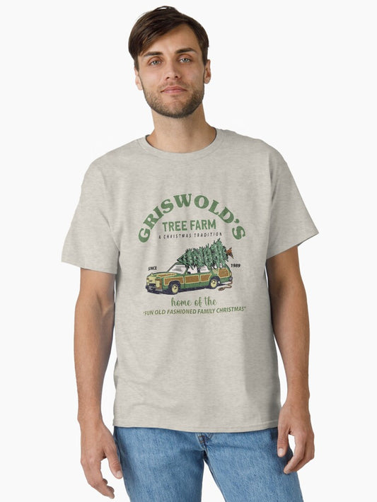 Griswolds Tree Farm Family Christmas Desde 1989 Classic TShirt T-Shirt | Fan Favorite Artwork | Perfect Holiday Gift