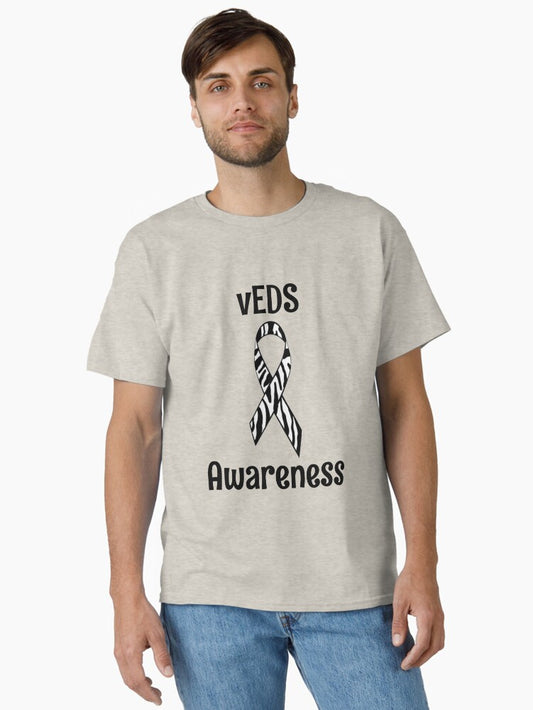 Veds Awareness Ribbon Classic T-shirt | Trendy Graphic Tee | Casual Unisex T-shirt