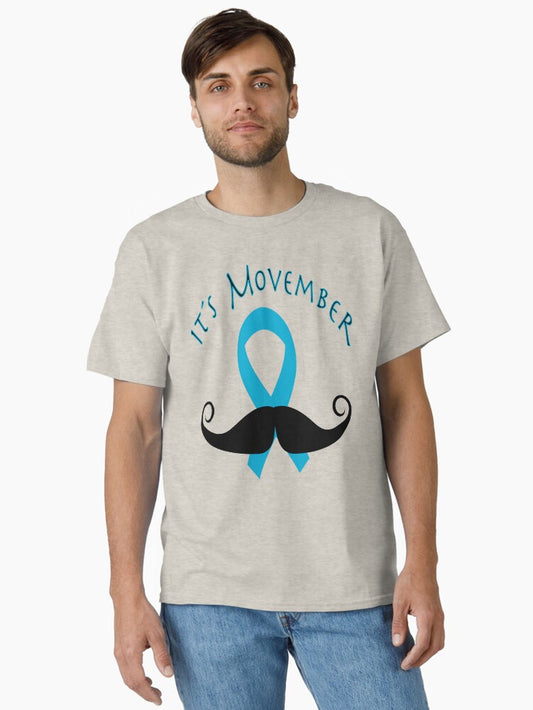 Movember November Classic T-shirt | Trendy Graphic Tee | Casual Unisex T-shirt