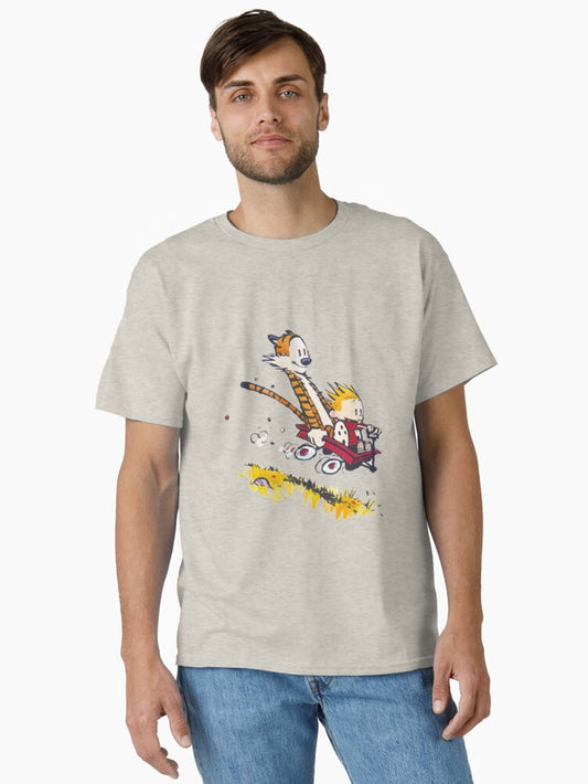 calvin and hobbes bill watterson 2 Classic TShirt T-Shirt | Vintage Christmas Look | Limited Christmas Style