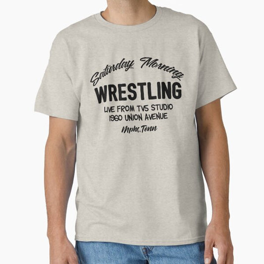 Saturday Morning Studio Wrestling Memphis Tennessee Classic T-Shirt for Sale by MemfoBrand