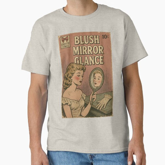 Romantic Coquette Style: Blush Mirror Glance Classic T-Shirt for Sale by bapupa