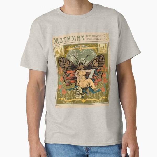 Mothman - Art Nouveau  Classic T-Shirt for Sale by Chaosauce