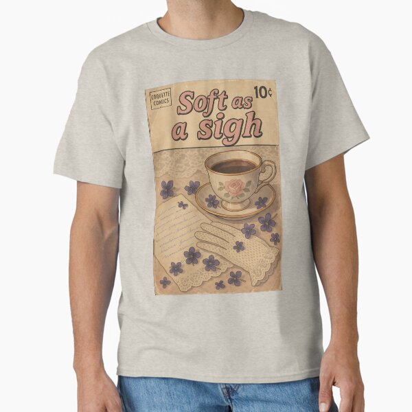 Delicate Coquette Aesthetic: Soft as a Sigh Classic T-Shirt for Sale by bapupa
