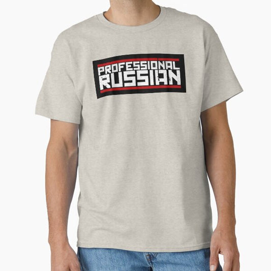 Professional Russian Classic T-Shirt for Sale by leeleeshop