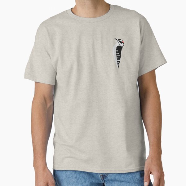 Minimalist Downy Woodpecker Classic T-Shirt for Sale by jspiggle