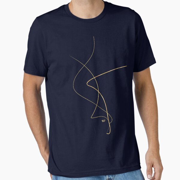 Kintsugi 2 #art #decor #buyart #japanese #gold #white #kirovair #design Essential T-Shirt by Kirovair