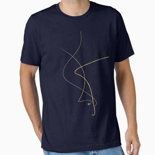 Kintsugi 2 #art #decor #buyart #japanese #gold #white #kirovair #design Essential T-Shirt by Kirovair