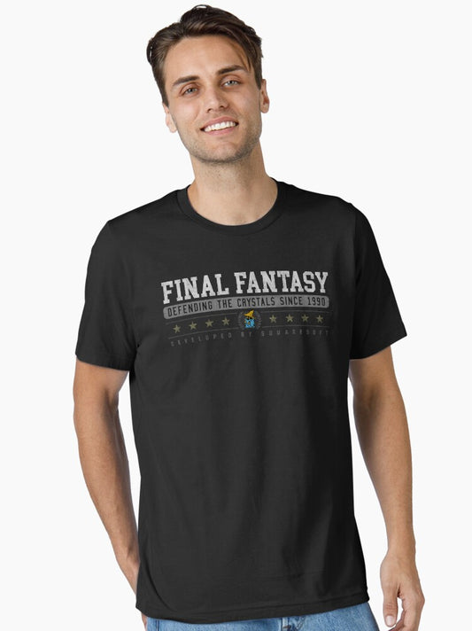 Final Fantasy - Vintage - Black Essential T-shirt | Trendy Graphic Tee | Casual Unisex T-shirt