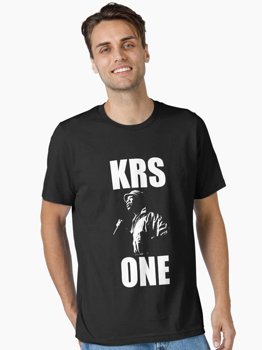 KRS-ONE - White Stencil Essential T-Shirt T-Shirt | Premium Graphic | Top Pick For Fans