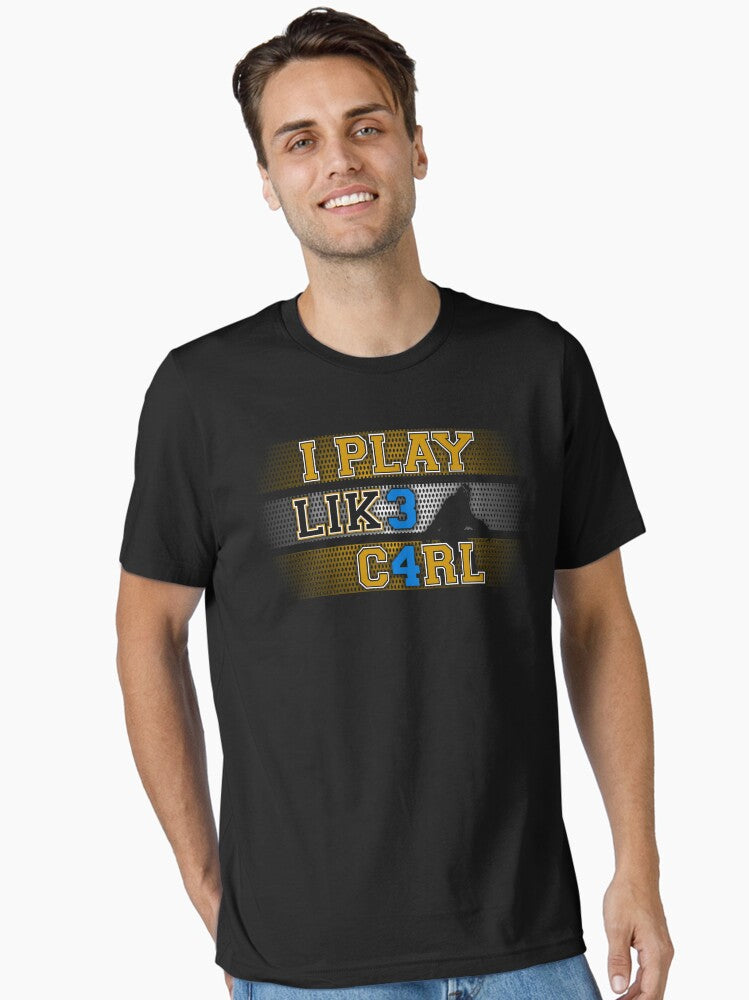 I Play Like Carl Soderberg Bruins - Fanned Shots Sports Apparel Essential T-shirt | Trendy Graphic Tee | Casual Unisex T-shirt