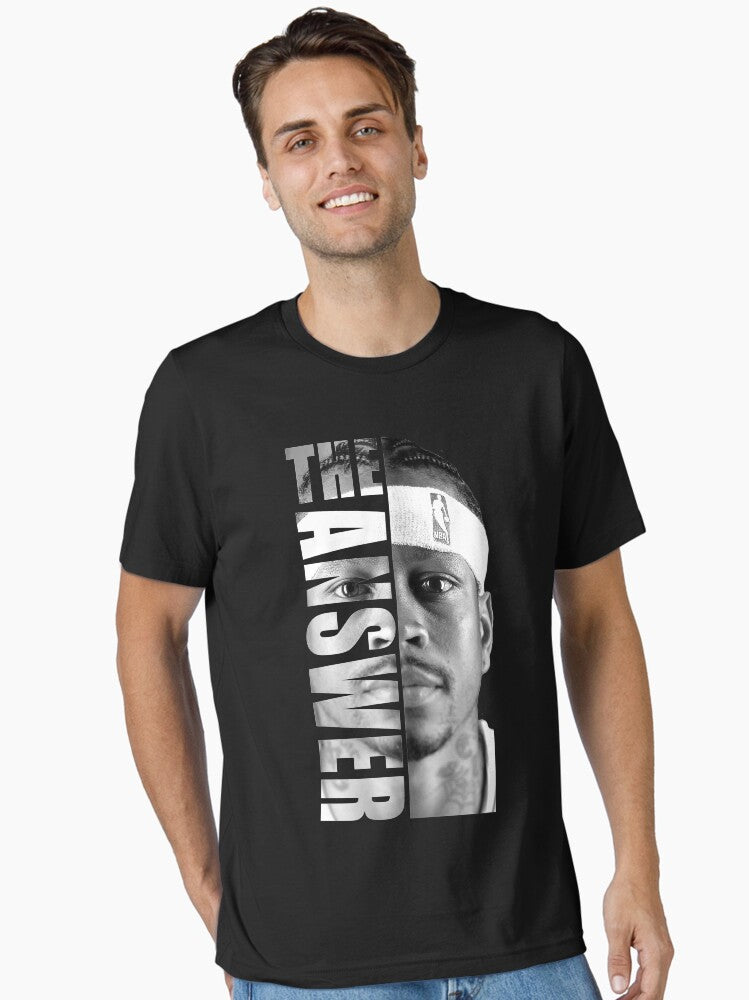 Allen Iverson - The Answer Essential T-shirt | Trendy Graphic Tee | Casual Unisex T-shirt